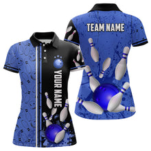 Load image into Gallery viewer, Custom Women Bowling Team Shirts Polo Bowling Jersey Bowling League Muticolor QZT474
