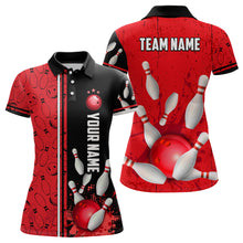 Load image into Gallery viewer, Custom Women Bowling Team Shirts Polo Bowling Jersey Bowling League Muticolor QZT474