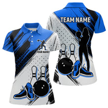 Load image into Gallery viewer, Personalized Women Polo Bowling Shirts Camo Bowling Team Jersey Multicolor QZT477