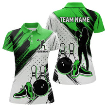 Load image into Gallery viewer, Personalized Women Polo Bowling Shirts Camo Bowling Team Jersey Multicolor QZT477