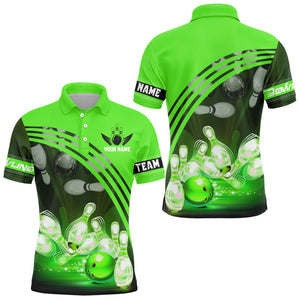 Custom Bowling Shirt for Men Bowling Jersey Bowling Team League Polo Shirt QZT45