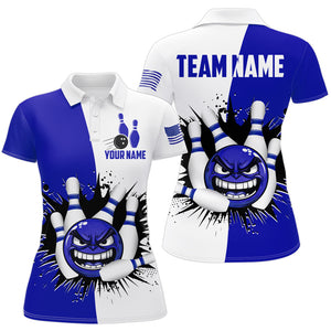 Personalized Funny Bowling Shirts for Women Polo Bowling Team Jersey QZT414