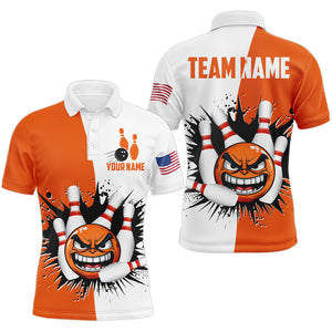 Personalized Funny Bowling Shirts for Men Polo Bowling Team Jersey QZT414