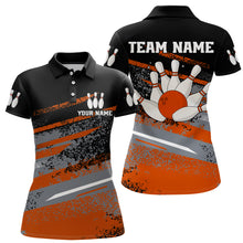 Load image into Gallery viewer, Personalized Women's Bowling Jersey Polo Bowling Team Shirts Bowlwing Gifts QZT501