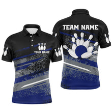Load image into Gallery viewer, Personalized Men&#39;s Bowling Jersey Polo Bowling Team Shirts Bowling Gifts QZT501