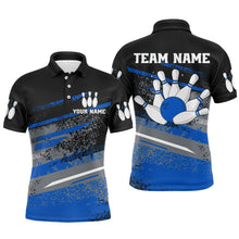 Load image into Gallery viewer, Personalized Men&#39;s Bowling Jersey Polo Bowling Team Shirts Bowling Gifts QZT501