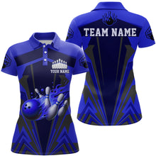 Load image into Gallery viewer, Personalized Bowling Shirts for Women Polo Bowling Jersey Camo Bowling Uniform QZT428