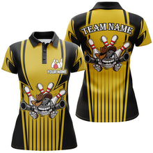 Load image into Gallery viewer, Custom Bowling Shirt for Women Bowling Jersey Bowling Team League Polo Shirt QZT44