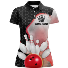 Load image into Gallery viewer, Personalized Bowling Shirt for Women Bowling Jersey Polo Shirt Unisex QZT284