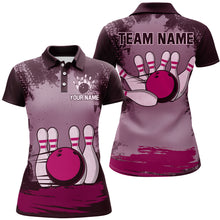 Load image into Gallery viewer, Personalized Bowling Team Shirts Multicolor Women's Bowling Shirt Polo Bowling Gifts QZT490
