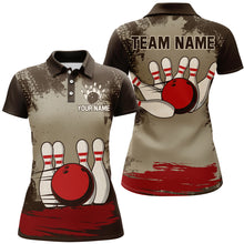 Load image into Gallery viewer, Personalized Bowling Team Shirts Multicolor Women's Bowling Shirt Polo Bowling Gifts QZT490
