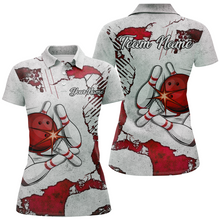 Load image into Gallery viewer, Personalized Unisex Bowling Jersey Polo Bowling Team Shirt for Women Bowler Gift QZT498