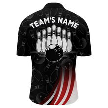Load image into Gallery viewer, Bowling Shirt American Bowling Jersey Customized for Men 1/4 Zip Bowling Team League QZT262