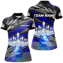 Load image into Gallery viewer, Personalized Bowling Shirt for Women Bowling Jersey with Name Team Name Polo Shirt Unisex QZT267