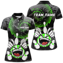 Load image into Gallery viewer, Custom Funny Bowling Shirts for Women Multicolor Bowling Team Jersey Polo Bowling League QZT480