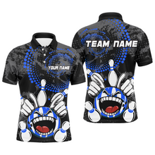 Load image into Gallery viewer, Custom Funny Bowling Shirts for Men Multicolor Bowling Team Jersey Polo Bowling League QZT480