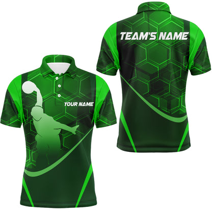 Custom Bowling Shirt for Men Bowling Jersey Bowling Team League Polo Shirt QZT28