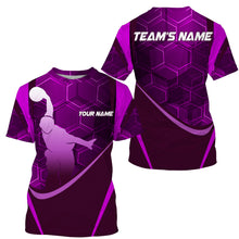 Load image into Gallery viewer, Custom Bowling Shirt for Men Bowling Jersey Bowling Team League T-Shirt QZT28