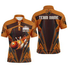 Load image into Gallery viewer, Personalized Bowling Jersey Custom Bowling Team Jersey Bowling Polo Shirt for Men QZT23