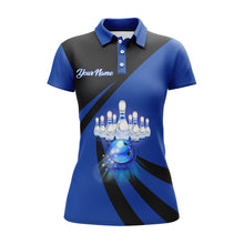 Load image into Gallery viewer, You Don&#39;t Have To Be Crazy To Bowl With Us Bowling Polo Shirt Women Funny Custom Bowling Jersey BDT165