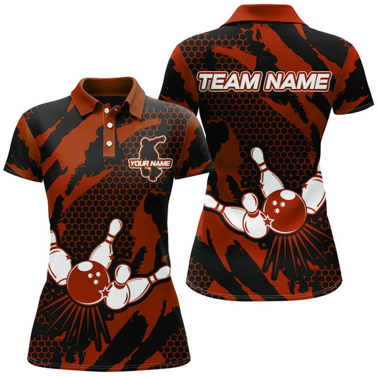 Bowling Jerseys For Women Custom Bowling Polo Shirt Team League Bowling Shirts BDT326