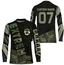 Load image into Gallery viewer, Green Camo Quad Racing Jersey Kid Men Women UPF30+ Custom ATV Motocross Off-road Shirt ATV MX PDT839