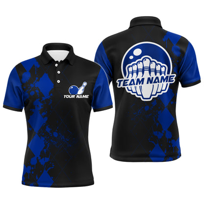 Custom Bowling Shirts For Men Bowling Team League Jersey Bowling Polo Shirts BDT216