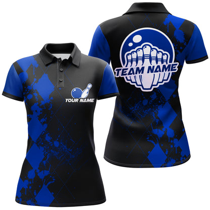 Custom Bowling Shirts For Women Bowling Team League Jersey Bowling Polo Shirts BDT217