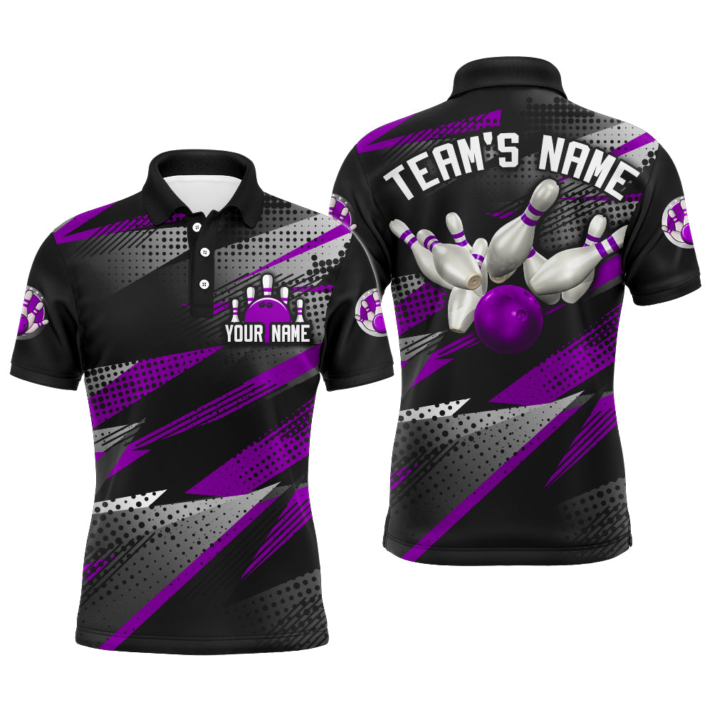 Bowling Polo Shirt For Men Bowling Team League Jersey Custom Bowling Shirt BDT268