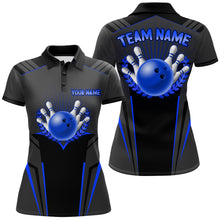 Load image into Gallery viewer, Personalized Bowling Jersey For Women Bowling Team League Shirts Custom Bowling Polo Shirt BDT378