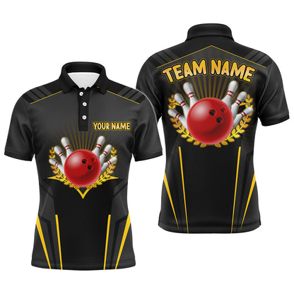 Personalized Bowling Jersey For Men Bowling Team League Shirts Custom Bowling Polo Shirt BDT378