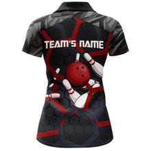 Load image into Gallery viewer, Custom Bowling Polo Shirt For Women Camo Bowling Jersey Bowling Team League Shirts BDT197
