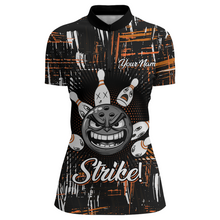 Load image into Gallery viewer, Strike Bowling Jersey For Women Custom Funny Bowling Shirt Team League Bowling Quarter-Zip Shirt BDT322