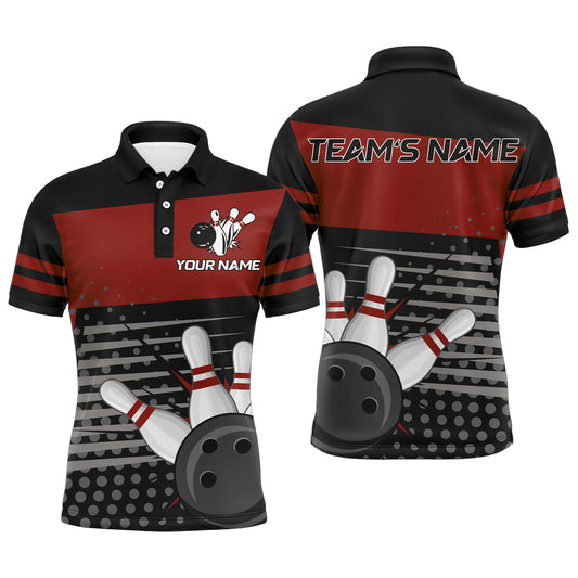 Bowling Polo Shirts For Men Bowling Team Jersey Custom Bowling Shirt BDT220
