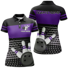 Load image into Gallery viewer, Bowling Polo Shirts For Women Bowling Team Jersey Custom Bowling Shirt BDT221