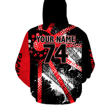 Load image into Gallery viewer, Custom Red ATV Motocross Hoodie Men Women Freestyle Off-Road Quad Bike Hooded Jersey PDT912
