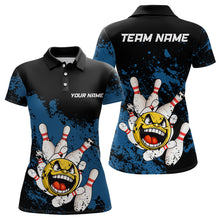 Load image into Gallery viewer, Custom American Bowling Shirt Women Funny Bowling Jersey Team League Bowling Polo Shirt BDT232