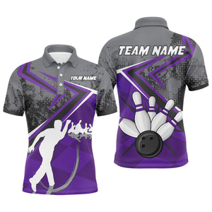 Custom Bowling Jersey For Men Bowling Polo Shirt Team Bowling Short Sleeve BDT270