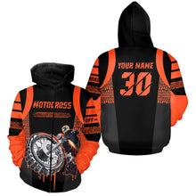 Load image into Gallery viewer, Motocross Racing Hoodie Custom Dirt Bike Motorcycle Hoodie Zip For Men Women MH46
