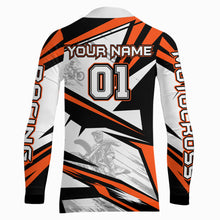 Load image into Gallery viewer, Orange Dirt Bike Racing Jersey Upf30+ Motocross Shirt Men Kid Women Off-Road Jersey XM279