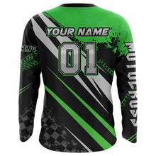 Load image into Gallery viewer, Dirt Bike MX Racing Jersey Green Upf30+ Motocross Shirt Women Kid Off-Road Shirt XM280