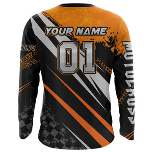 Dirt Bike MX Racing Jersey Orange Upf30+ Motocross Shirt Women Kid Off-Road Shirt XM280