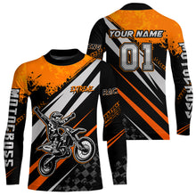 Load image into Gallery viewer, Dirt Bike MX Racing Jersey Orange Upf30+ Motocross Shirt Women Kid Off-Road Shirt XM280