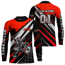 Load image into Gallery viewer, Dirt Bike MX Racing Jersey Red Upf30+ Motocross Shirt Women Kid Off-Road Shirt XM280