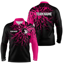 Load image into Gallery viewer, Pink Golf Polo Shirt Custom Golf Shirts for Men and Women Team Golf Apparel MMG58