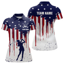 Load image into Gallery viewer, Customize Patriotic Golf Polo Shirt with Team American Golf Shirts for Women Men MMG04