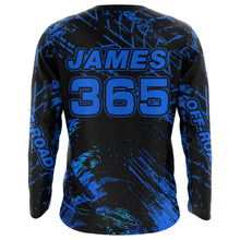 Load image into Gallery viewer, Motocross Racing Jersey Blue Upf30+ Men Women Kid Dirt Bike Shirt Motorcycle Jersey XM200