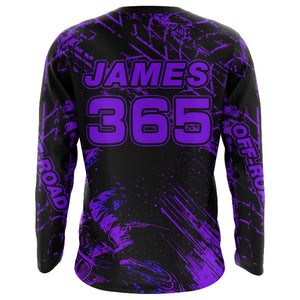 Motocross Racing Jersey Purple Upf30+ Men Women Kid Dirt Bike Shirt Motorcycle Jersey XM200