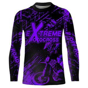 Motocross Racing Jersey Purple Upf30+ Men Women Kid Dirt Bike Shirt Motorcycle Jersey XM200