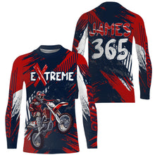 Load image into Gallery viewer, Motocross MX Jersey Men Women Kid UPF30+ Kid Men Dirt Bike Shirt Red Off-Road Racing Jersey XM56